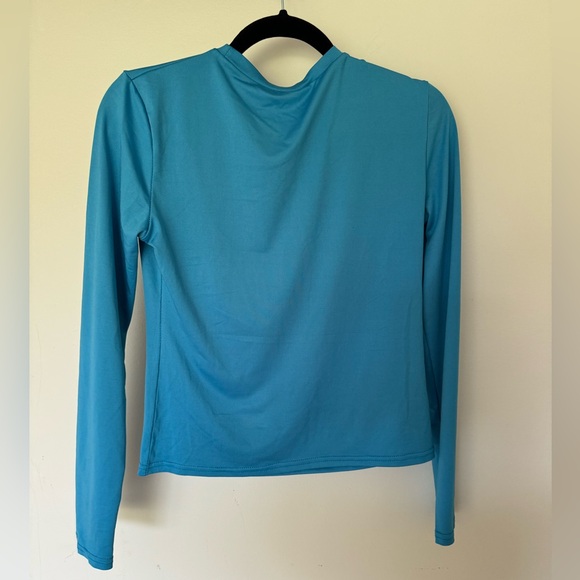 Blue Long Sleeve Active Shirt - Picture 5 of 5